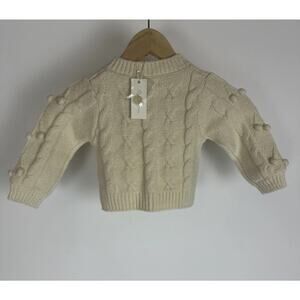 NWT Rylee And Cru Bobble Cardigan || Natural Size 4-5Y